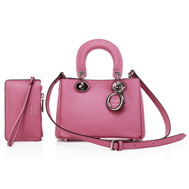 mini Christian Dior diorissimo nappa leather bag 0902 pink